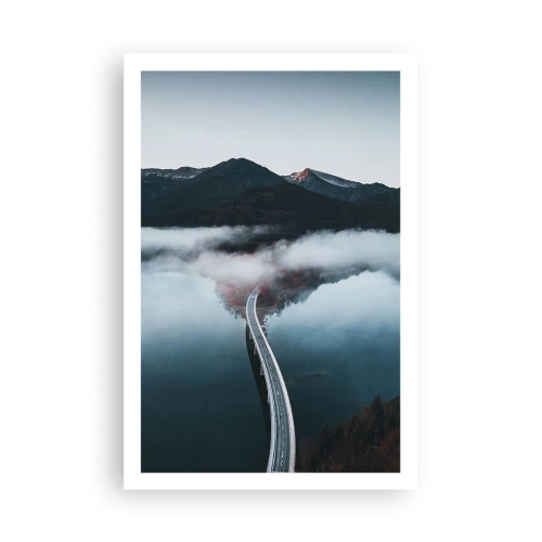 Poster - Peste o apă netedă ca o oglindă - 61x91 cm