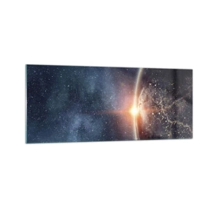 Tablou pe sticlă - Într-o nouă perspectivă - 100x40 cm