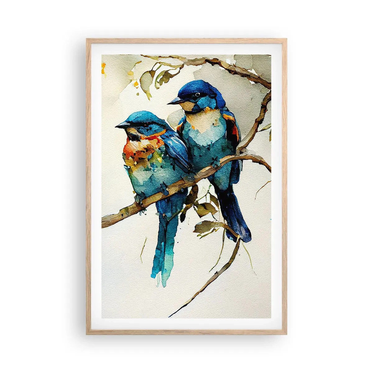 Poster în ramă de stejar deschis - Se simte jignit? - 61x91 cm