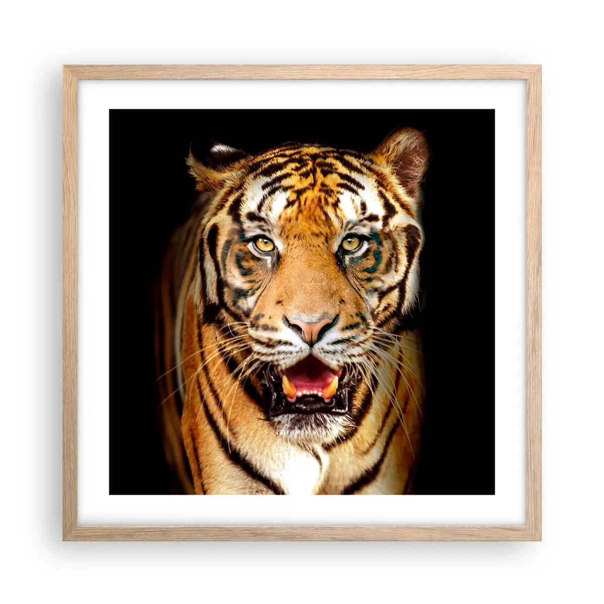 Poster în ramă de stejar deschis - Sălbăticia inimii - 50x50 cm