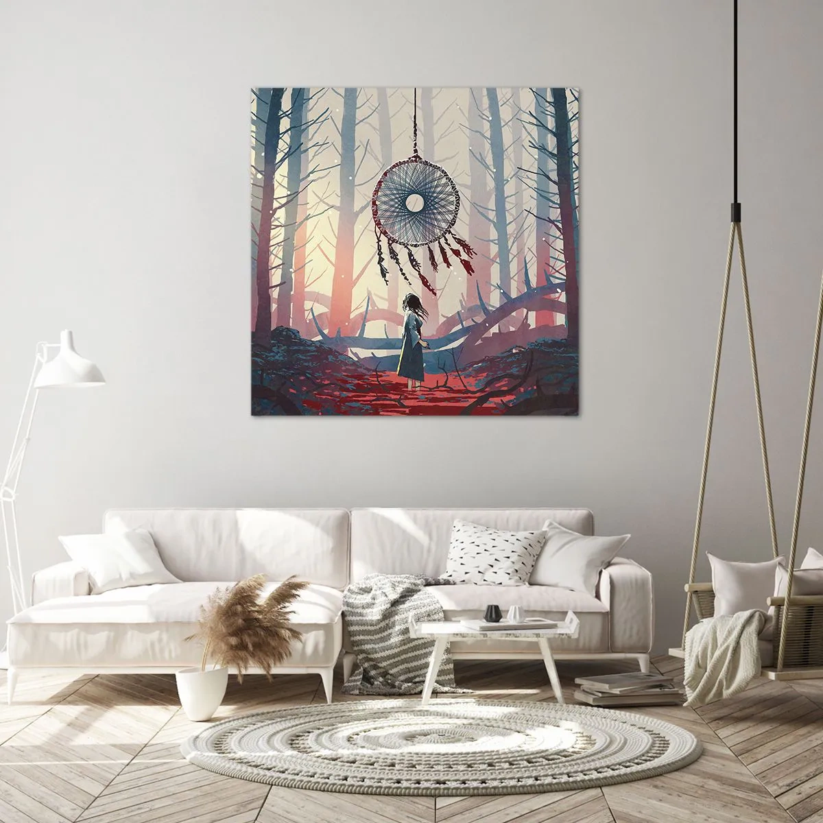 Tablou pe pânză - Ritualul secret al fericirii - 50x50 cm