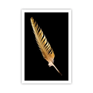 Poster - Pană aurie perfectă - 61x91 cm