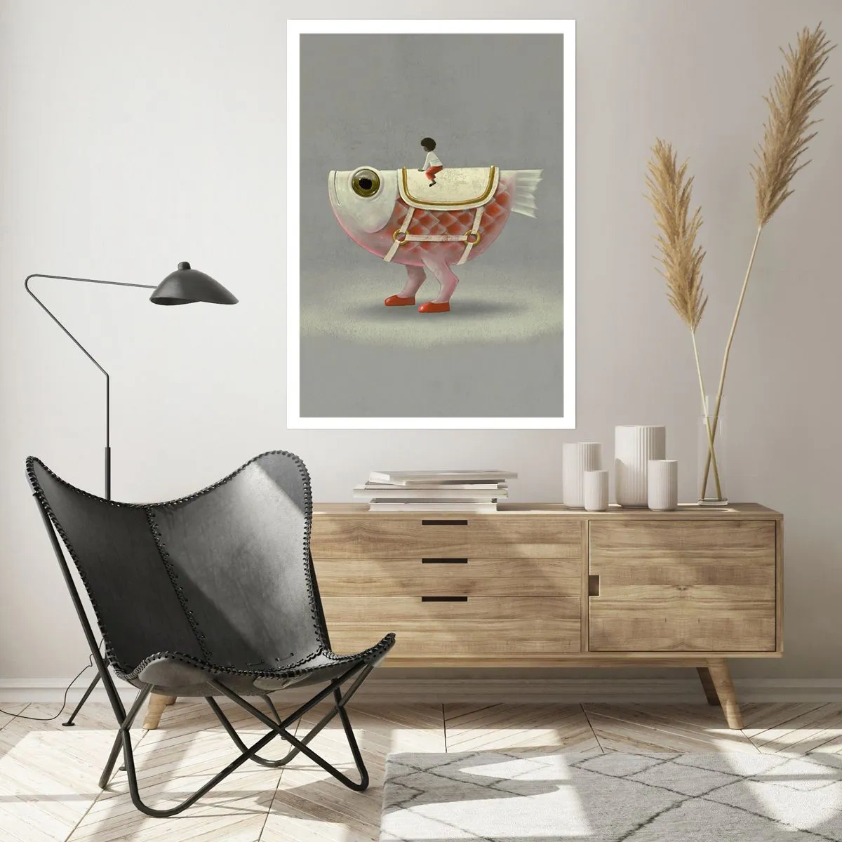 Poster - Călărețul Pescărel - 40x50 cm