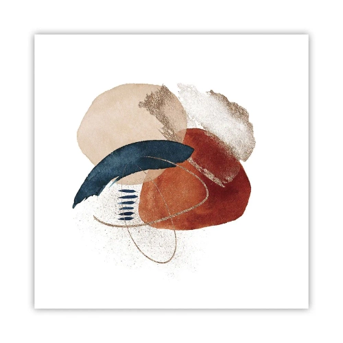 Poster - Compoziție ovală - 60x60 cm