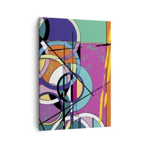 Tablou pe pânză - Roată cu roată - 50x70 cm