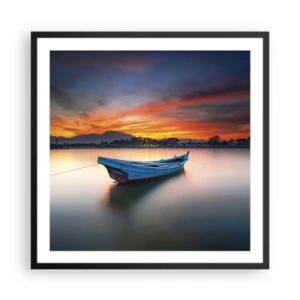 Poster în ramă neagră - O noapte bună înainte - 60x60 cm