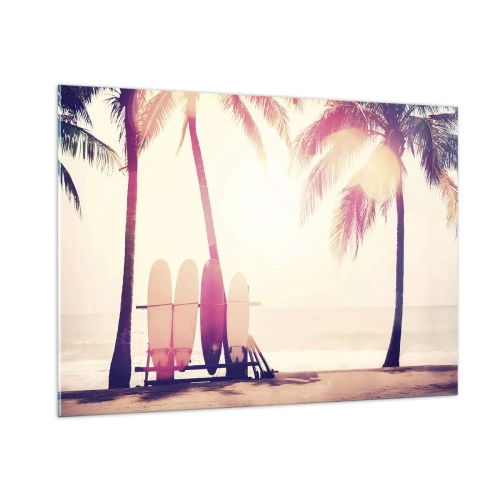 Tablou pe sticlă - Va fi o zi minunată - 100x70 cm