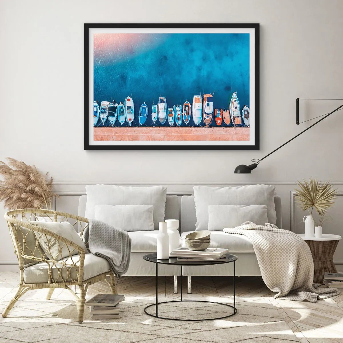 Poster în ramă neagră - Aliniere - 100x70 cm