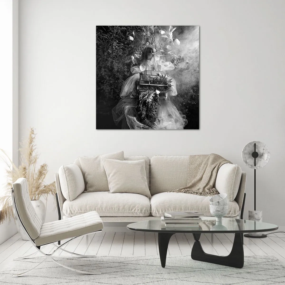Tablou pe sticlă - Mama însăși - Natura - 50x50 cm