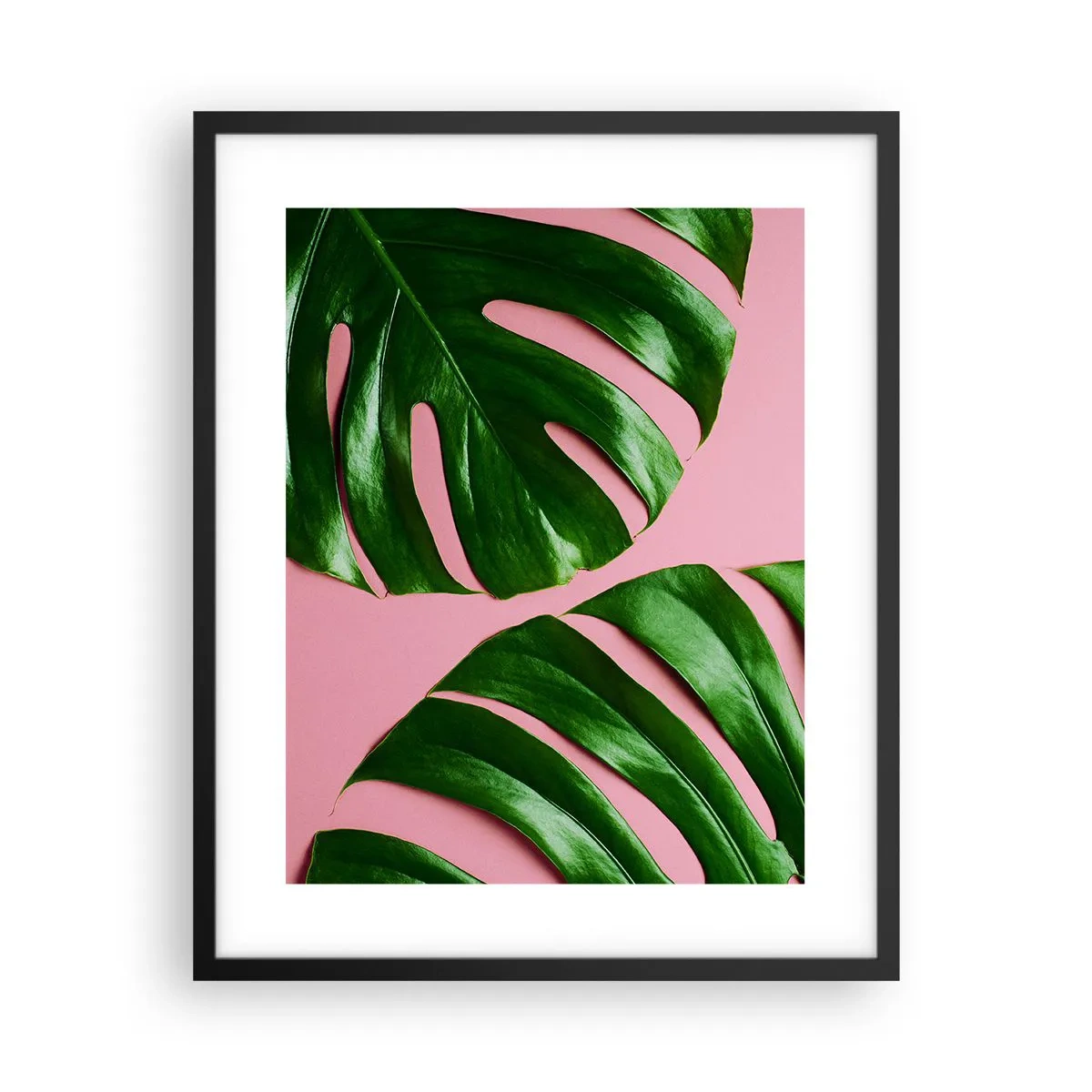 Poster în ramă neagră - Întâlnire verde - 40x50 cm
