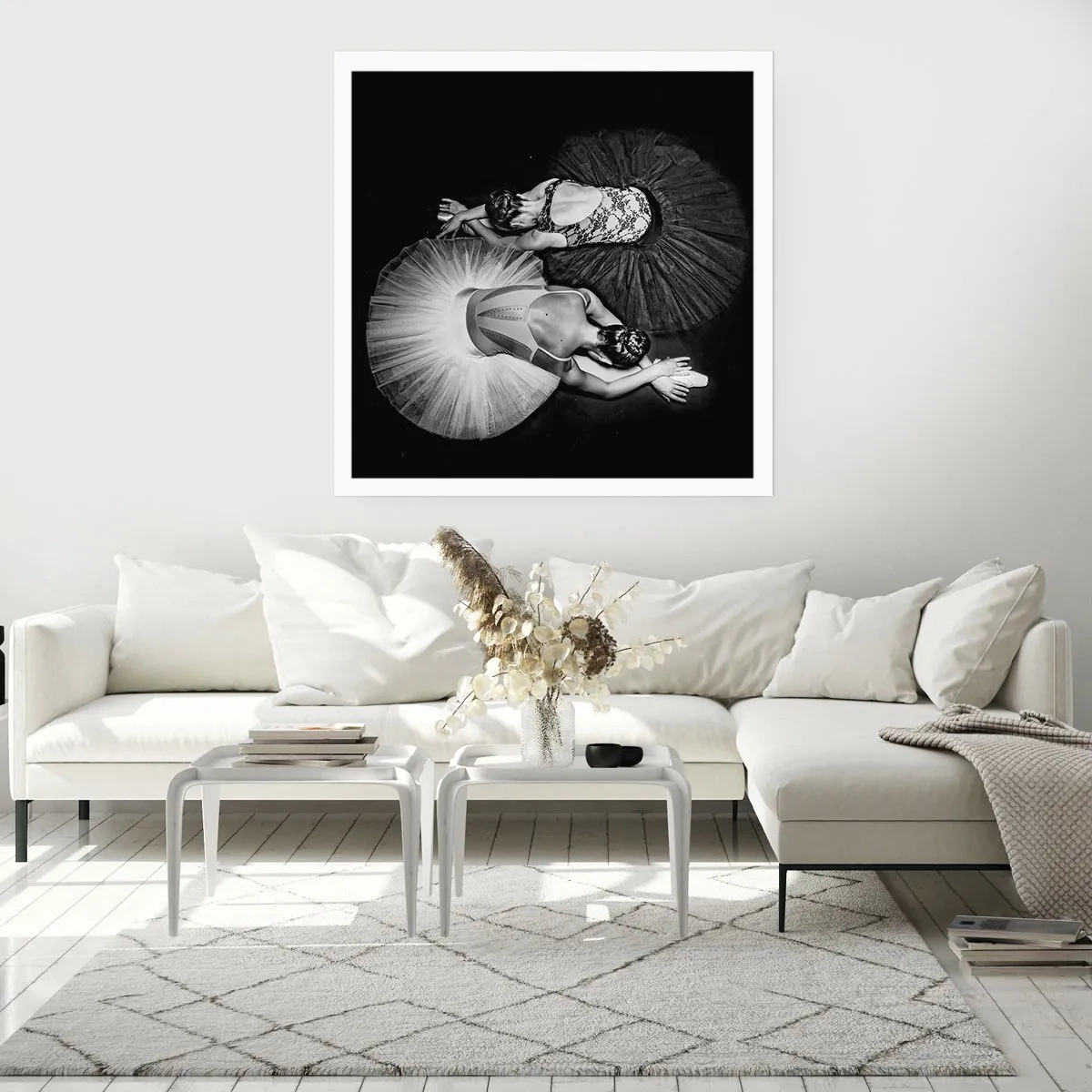 Poster - Yin și yang - echilibrul perfect - 50x50 cm