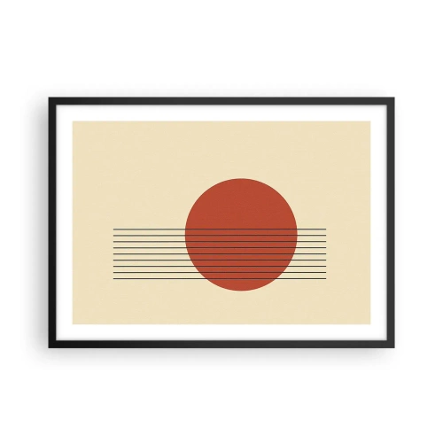 Poster în ramă neagră - În continuare - 70x50 cm