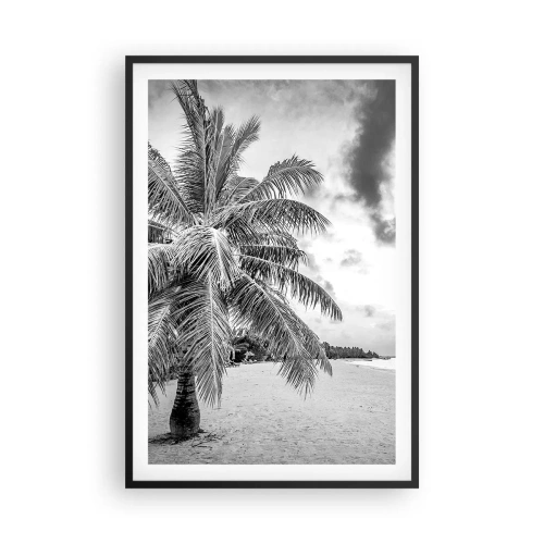 Poster în ramă neagră - Când tânjești după singurătate... - 61x91 cm