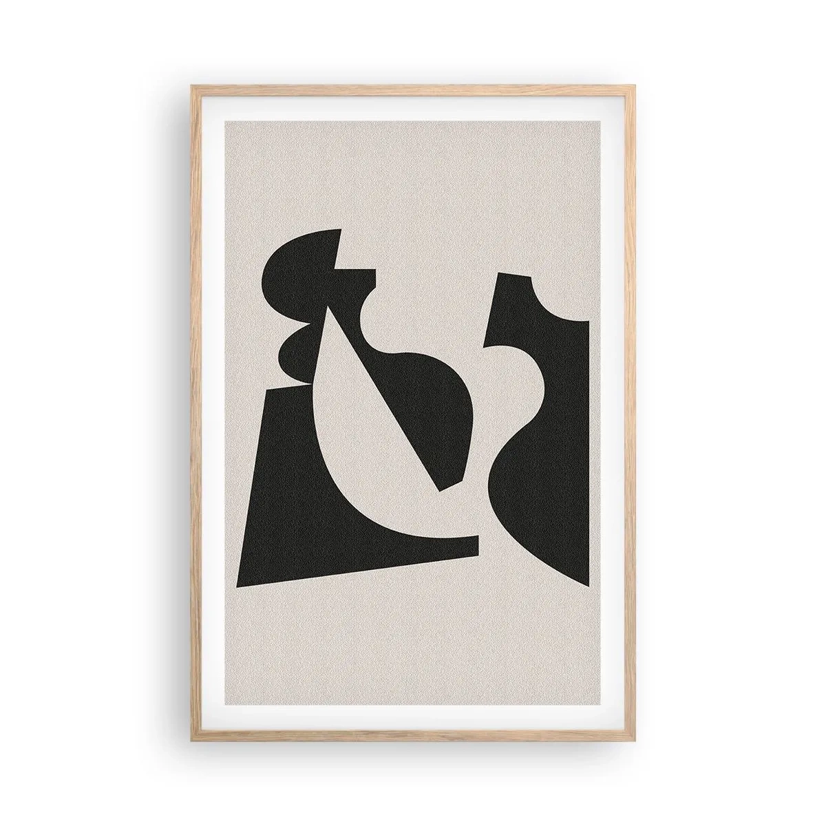 Poster în ramă de stejar deschis - Pentru autoasamblare - 61x91 cm