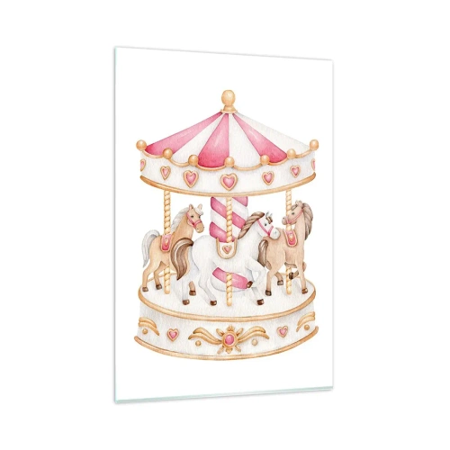 Tablou pe sticlă - Lumea dulce a copilăriei - 80x120 cm