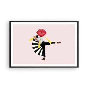 Poster în ramă neagră - Artă pop suprarealistă - 91x61 cm