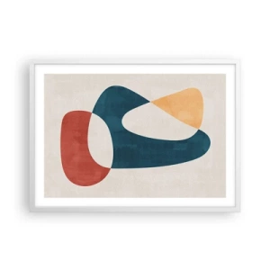 Poster în ramă albă - Influențe și metamorfoze - 70x50 cm