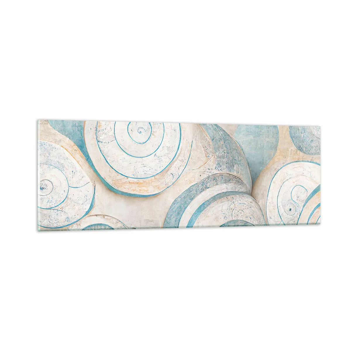 Tablou pe sticlă - Ce ascunde cochilia? - 90x30 cm