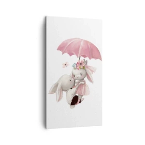 Tablou pe pânză - Pur și simplu dragoste - 45x80 cm