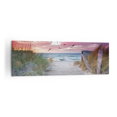 Tablou pe pânză - Impresie baltică - 160x50 cm