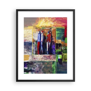 Poster în ramă neagră - Relații și emoții - 40x50 cm