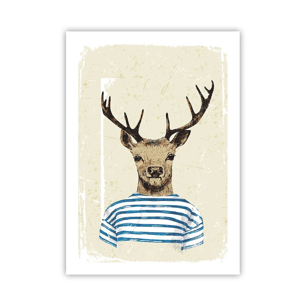 Poster - Pentru că îmi plac cămășile cu dungi! - 50x70 cm