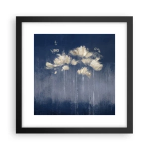 Poster în ramă neagră - Ca petalele în vânt - 30x30 cm