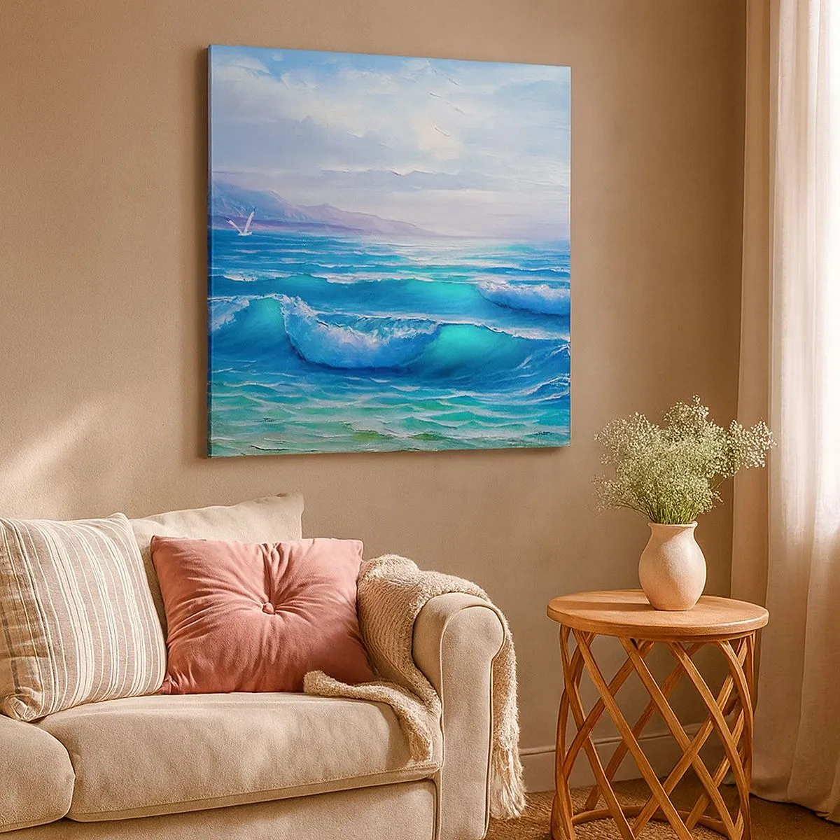 Tablou pe pânză - Oferă alinare - 30x30 cm