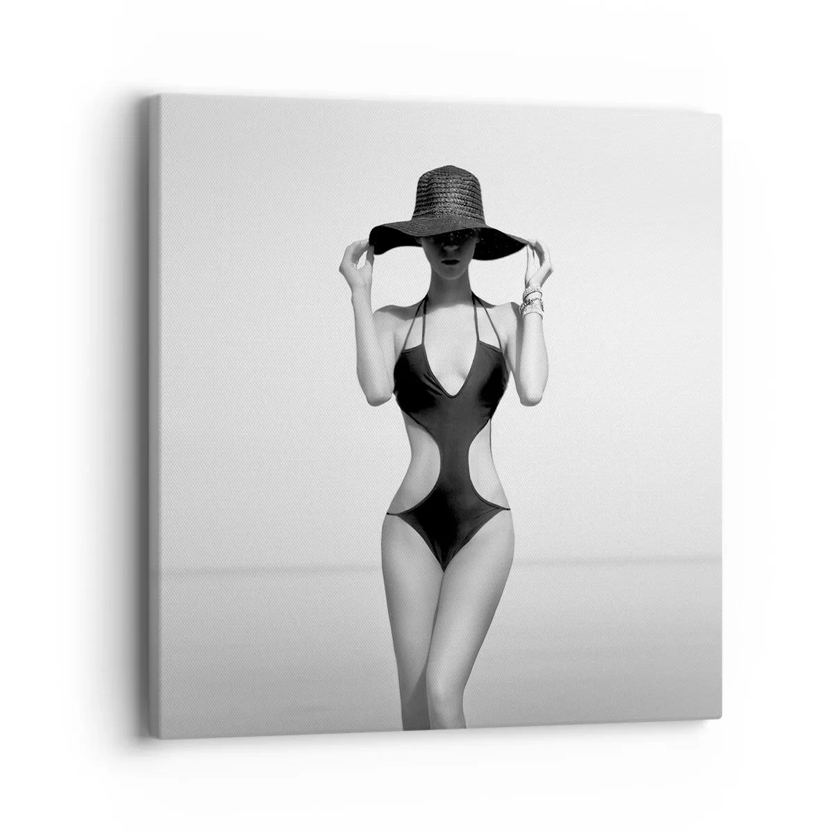 Tablou pe pânză - Numele meu este: Eleganța - 40x40 cm