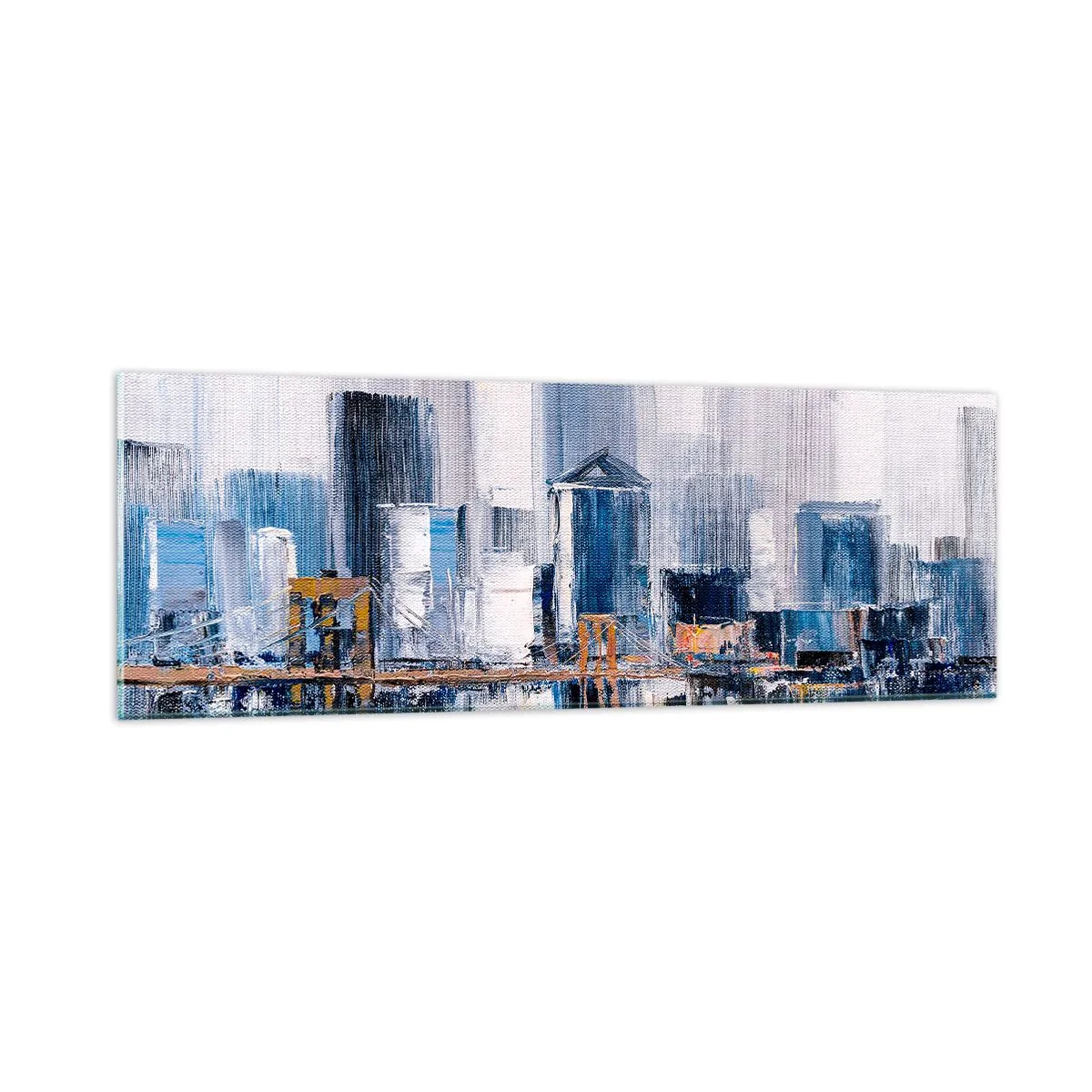 Tablou pe sticlă - Impresie de New York - 90x30 cm