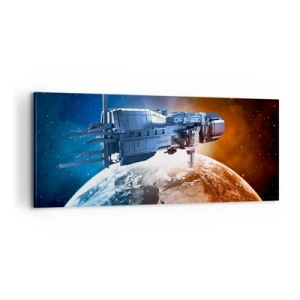 Tablou pe pânză - Observator atent - 100x40 cm