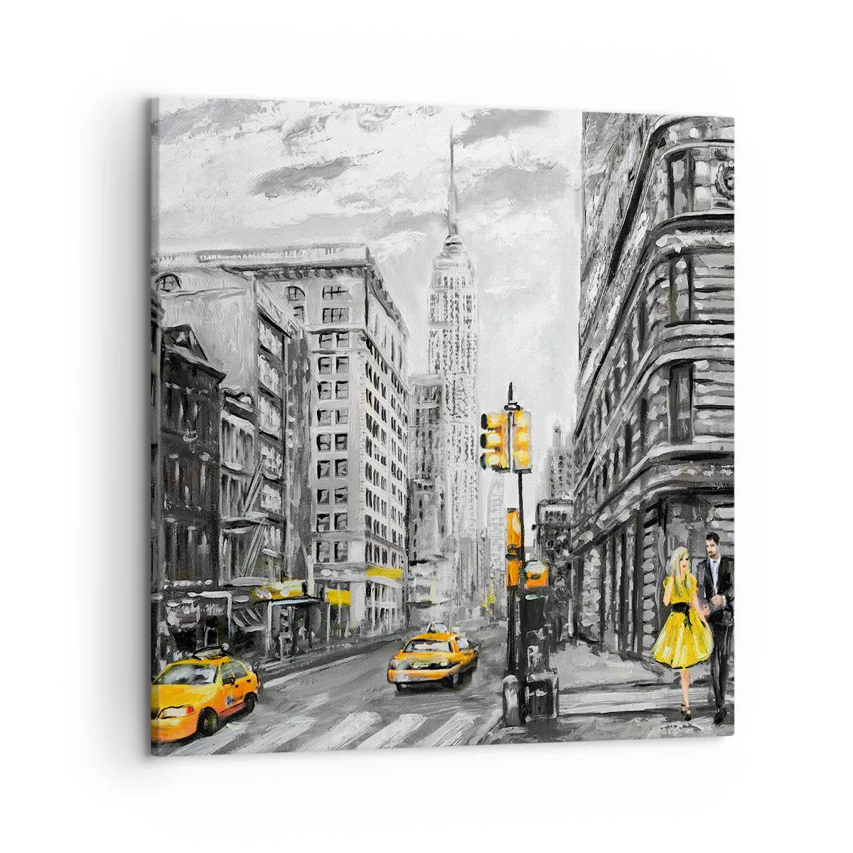 Tablou pe pânză - O poveste din New York - 50x50 cm