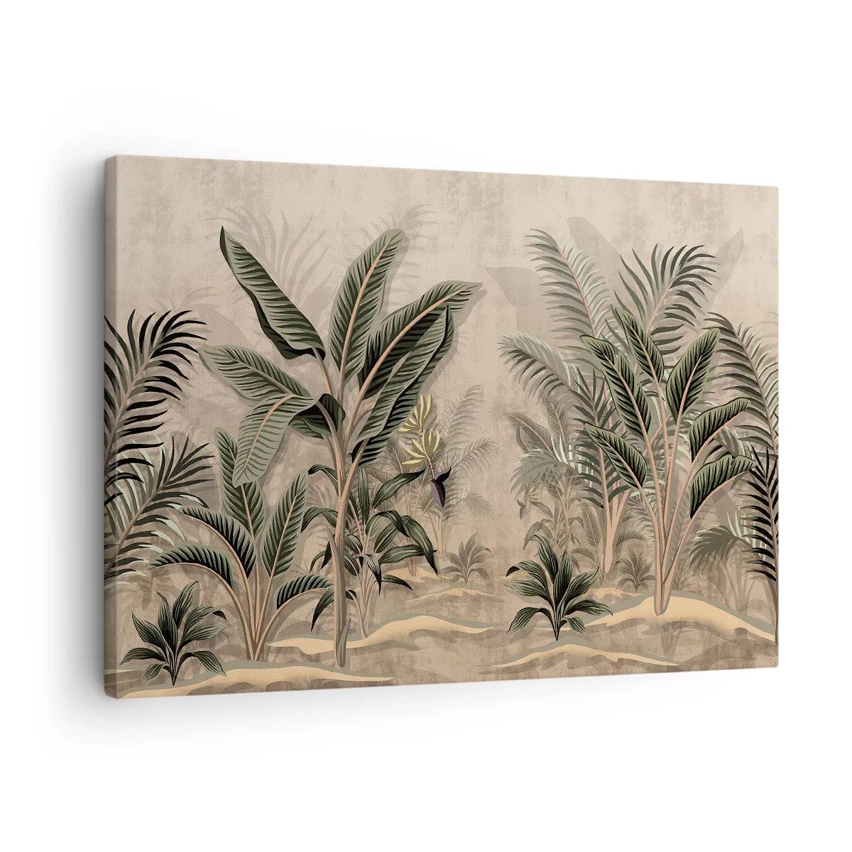 Tablou pe pânză - Gravură în stil colonial - 70x50 cm