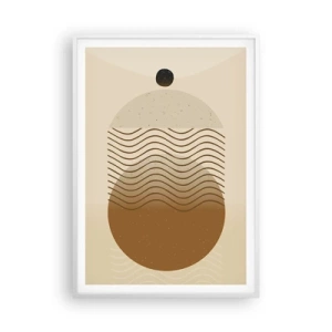 Poster în ramă albă - Despre originea figurilor geometrice - 70x100 cm