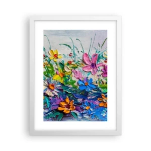 Poster în ramă albă - Nu este deloc o natură moartă - 30x40 cm