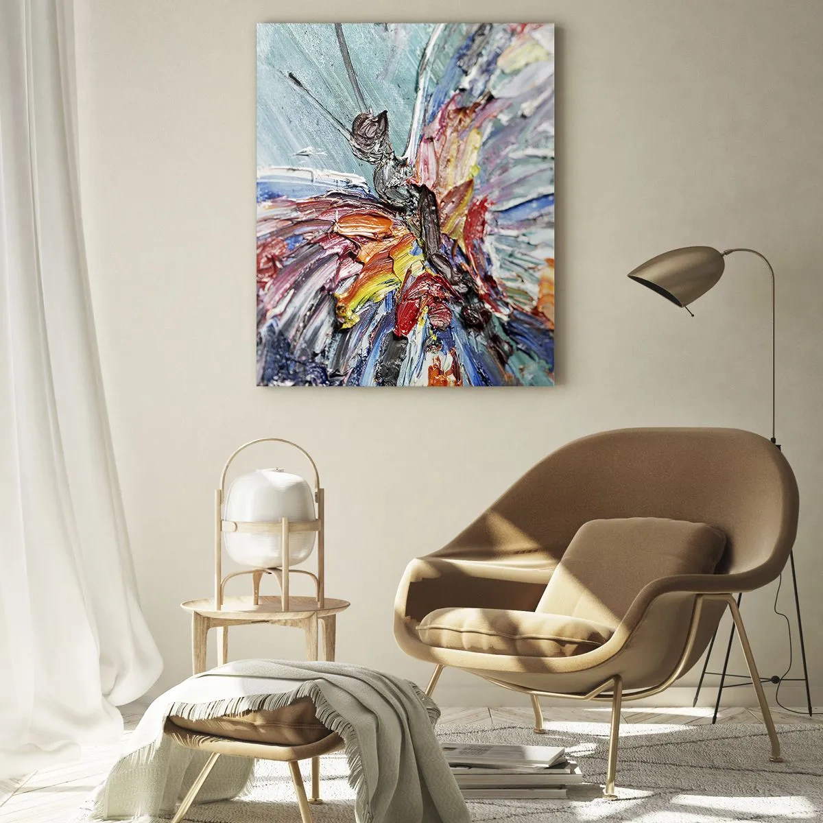 Tablou pe sticlă - Pictat de natura - 80x120 cm