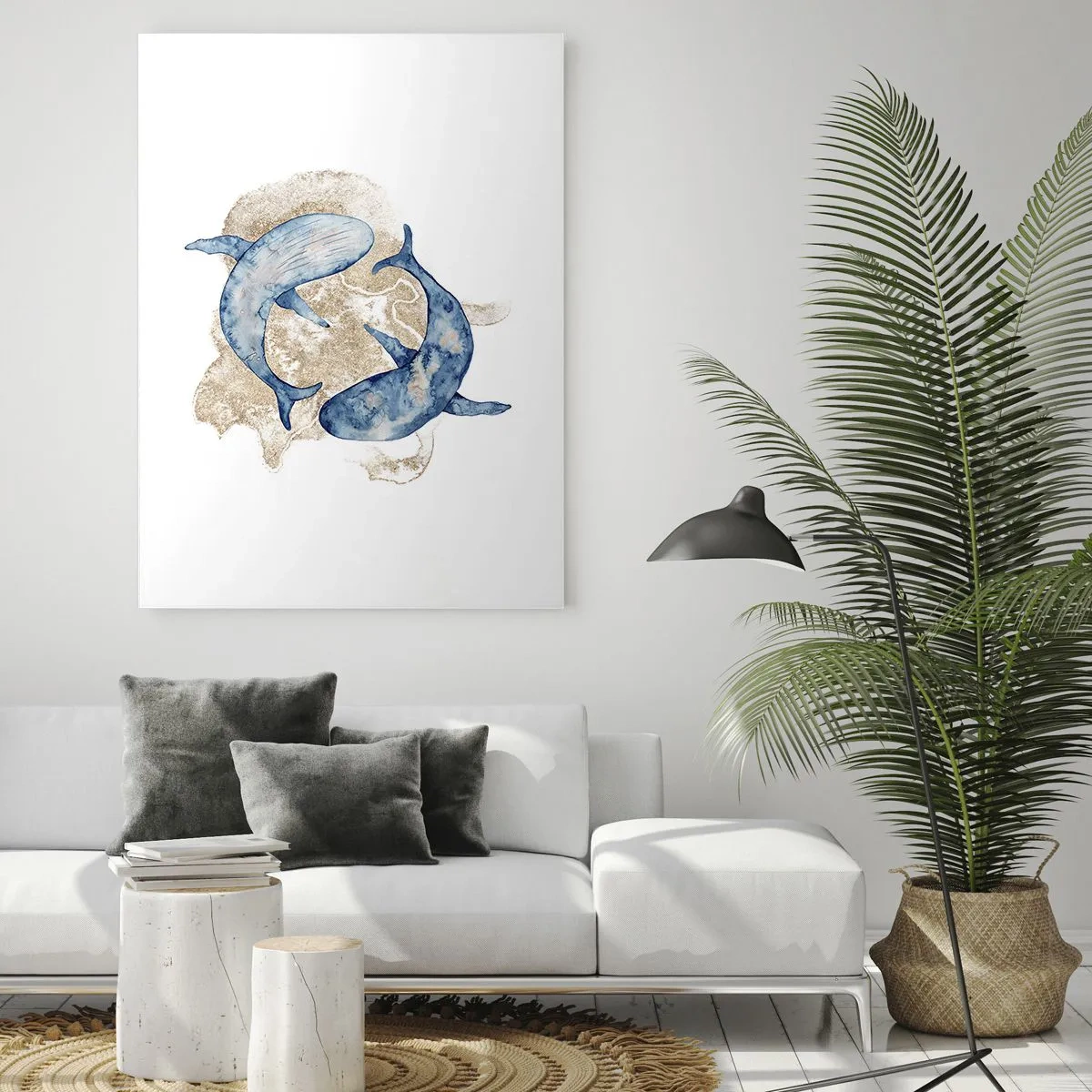 Tablou pe sticlă - Prietenie sau iubire? - 70x100 cm