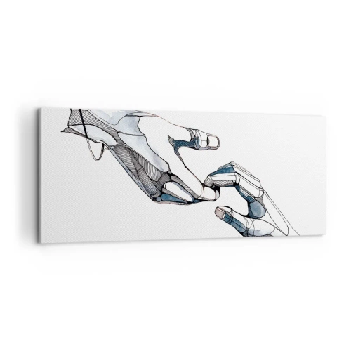 Tablou pe pânză - Gest frumos - 100x40 cm