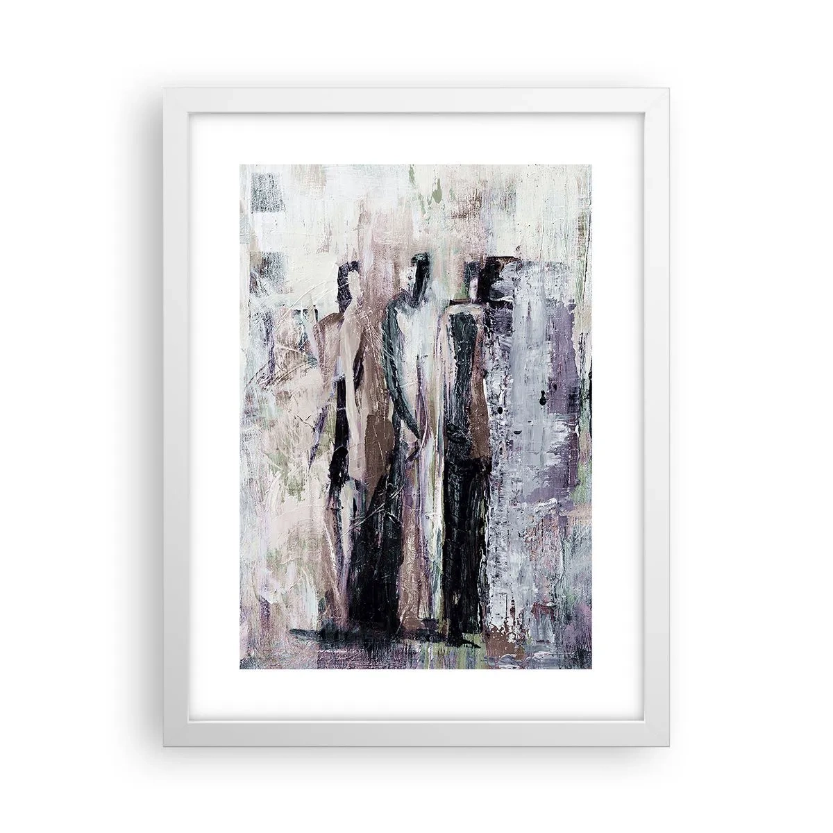 Poster în ramă albă - Cei trei misterioși - 30x40 cm