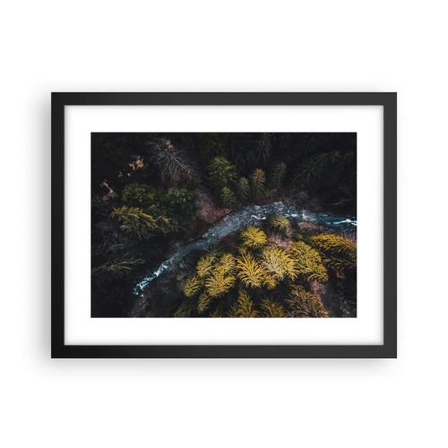 Poster în ramă neagră - Rapid și mai rapid - 40x30 cm