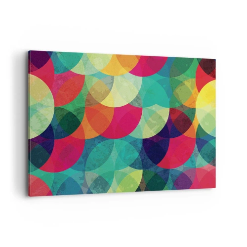 Tablou pe pânză - Să intrăm în curcubeu - 120x80 cm