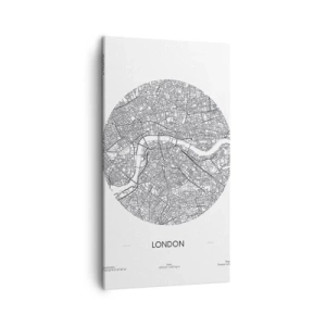 Tablou pe pânză - Anatomia Londrei - 45x80 cm