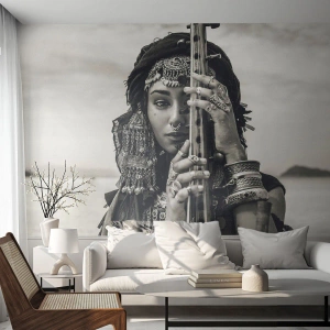 Tapet Autoadeziv Deluxe Sticker - Muzica orientală în sine - Femeie, Boho, Bijuterii - 100x70 cm
