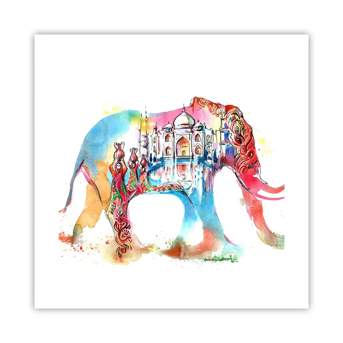 Poster - India - aura iubirii - 40x40 cm