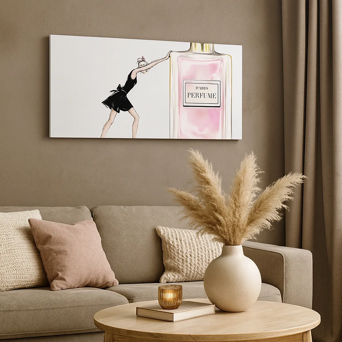 Tablou pe pânză - Esența feminității - 30x30 cm