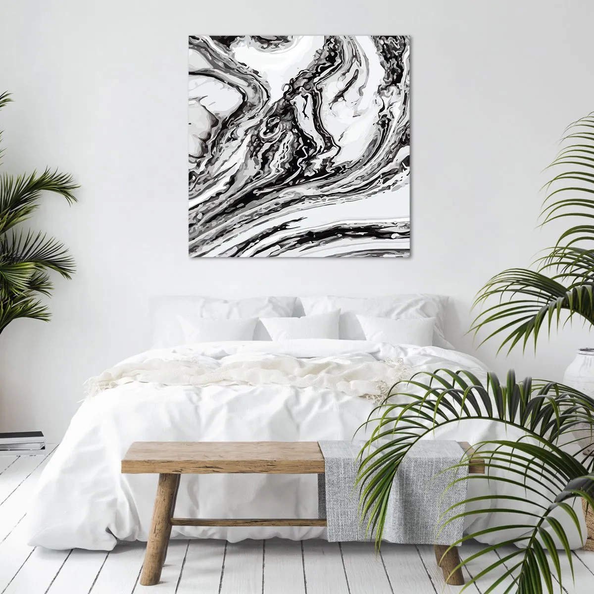 Tablou pe pânză - La început a fost haos - 70x70 cm