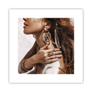 Poster - Regina plajei sălbatice - 30x30 cm