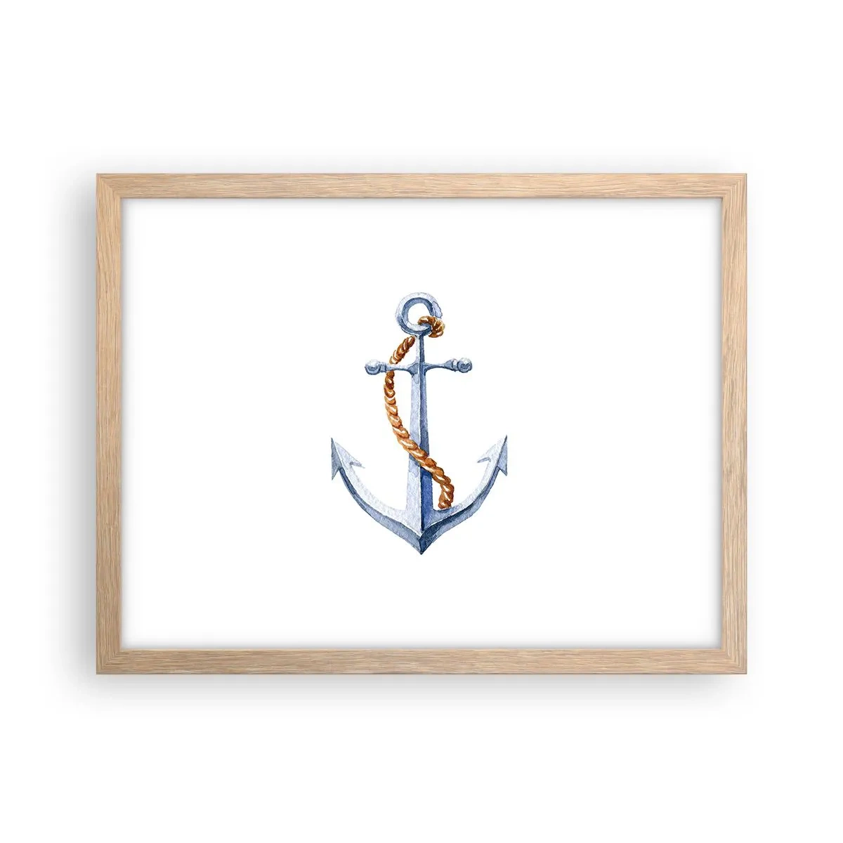 Poster în ramă de stejar deschis - Ahoy aventura! - 40x30 cm