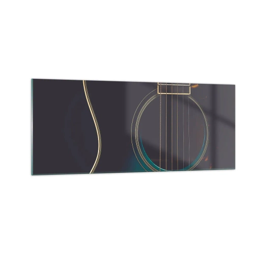 Tablou pe sticlă - O clipă înainte de a suna - 100x40 cm