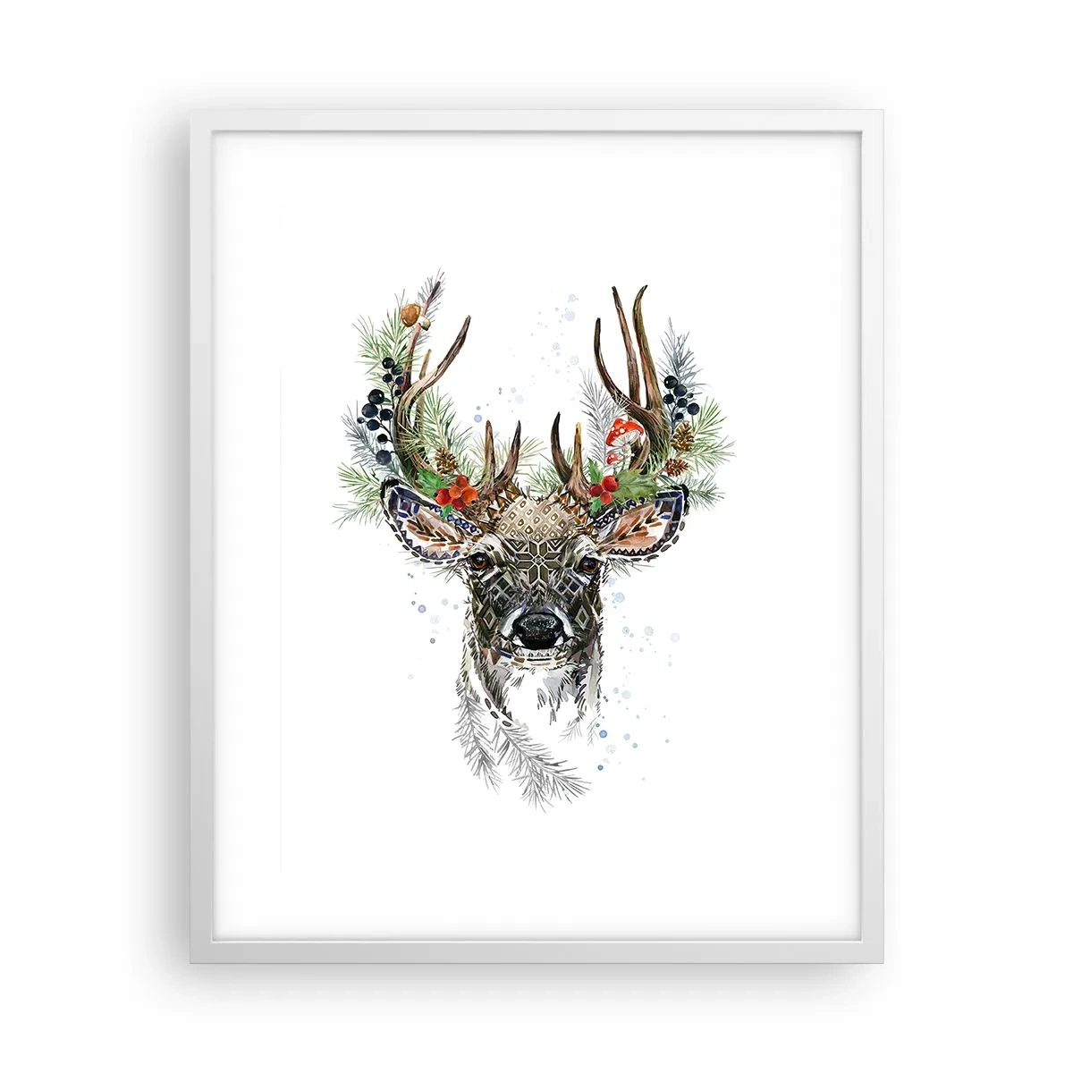 Poster în ramă albă - În ținută festivă - 40x50 cm